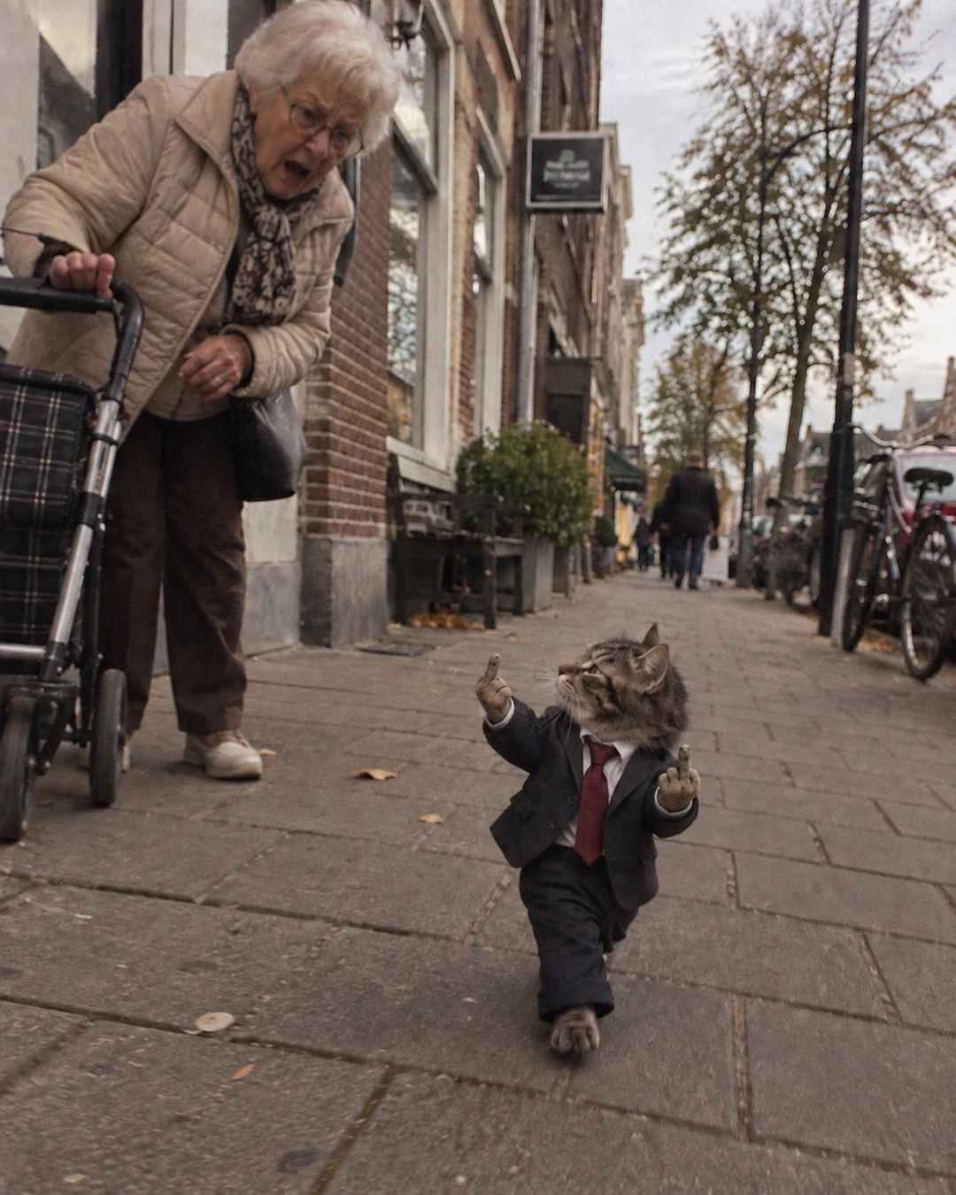 street dispute.