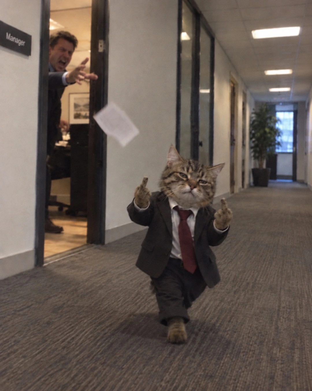 fired, apparently.